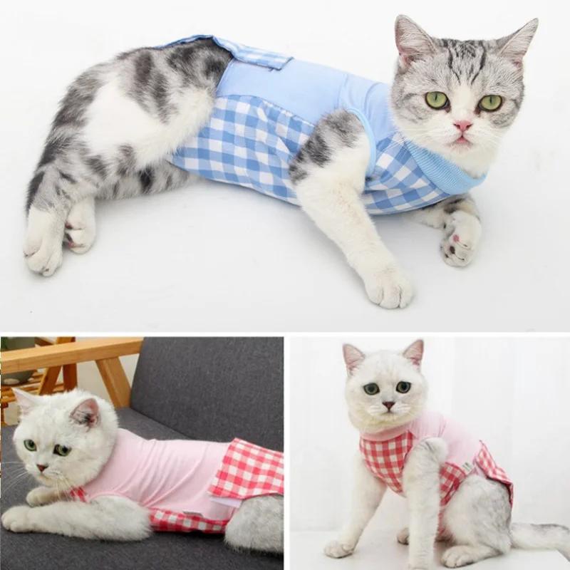 

Женский костюм для стерилизации котят, защитный костюм для послеоперационного костюма, костюм для хирургического отлучения, высокоэластич...