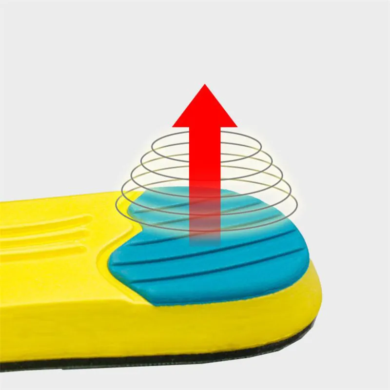 1 пара спортивные стельки из пены с эффектом памяти мезонин поглощения пота