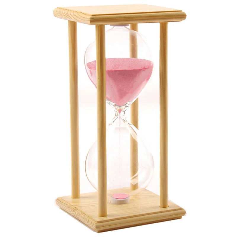 

Multi Purpose Hourglass Sandglass Timer Various Frame and Sand Color 30/60 Minute for Decoration DAG-ship