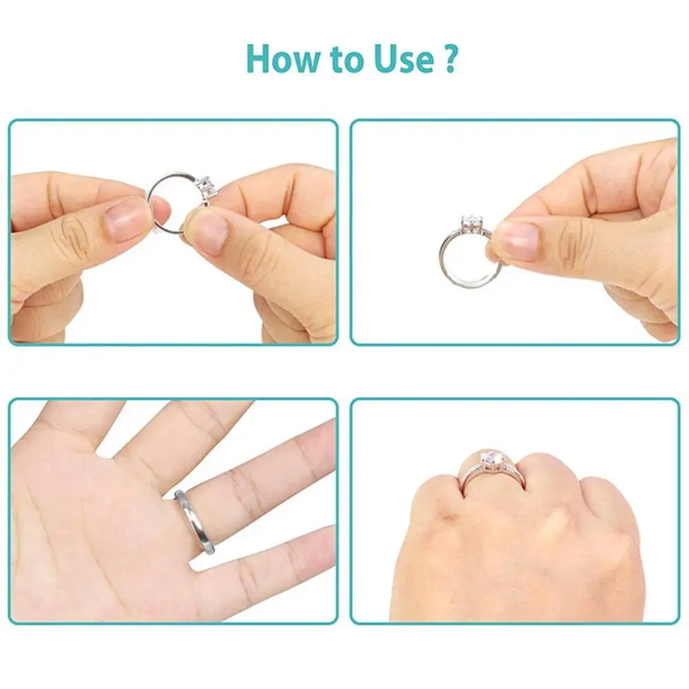 Силиконовое невидимое кольцо 8 размеров s регулирующее редукторное размера r