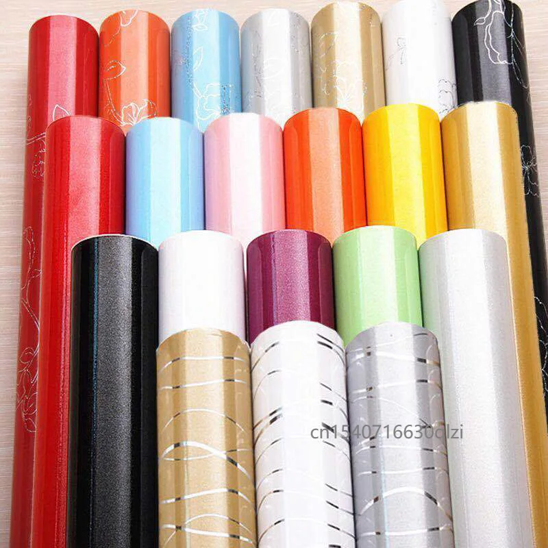 Самоклеющиеся обои из ПВХ водостойкие для украшения дома шкафов кухонной мебели