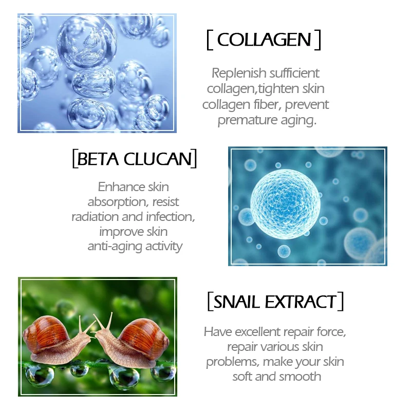 Лицо улитки крем с гиалуроновой кислотой против морщин и старения лица дневной