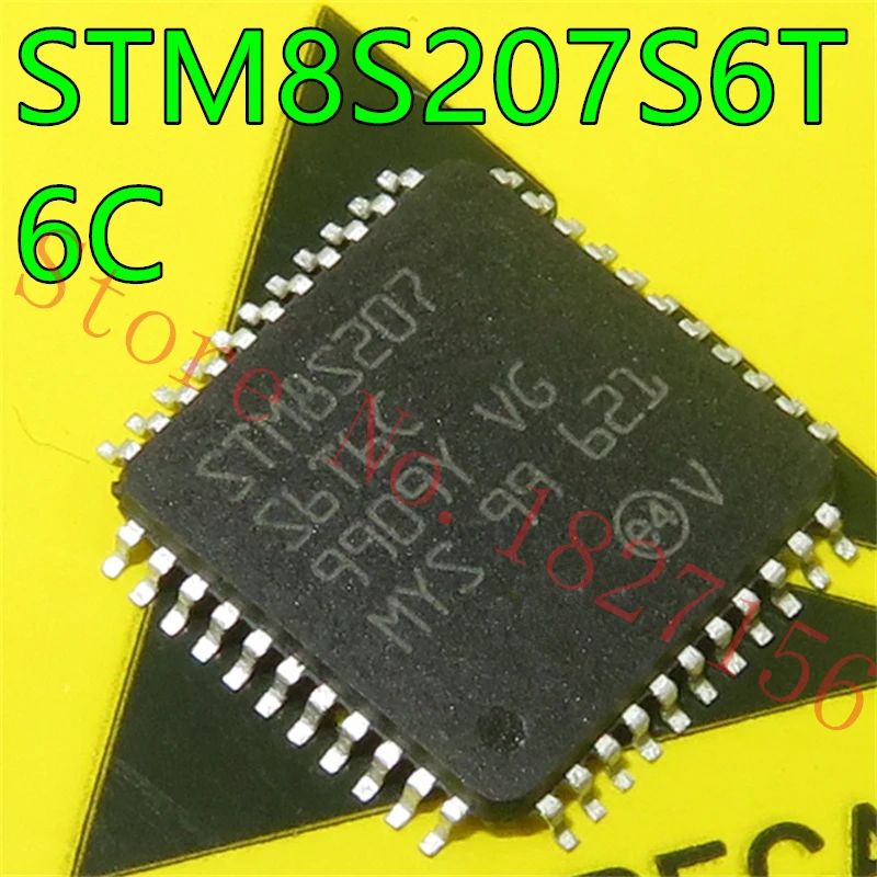 STM8S207S6T6C STM8S 64K LQFP44 Производительность линии 24 МГц 8 битный MCU до 128 КБ флэш