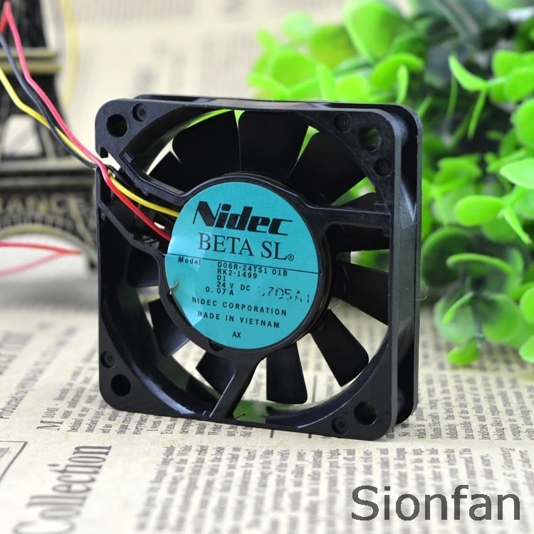 Для Настоящая японская электрических продуктов NIDEC D06R 24TS1 01B 6025 24V 1 68 W бесшумный
