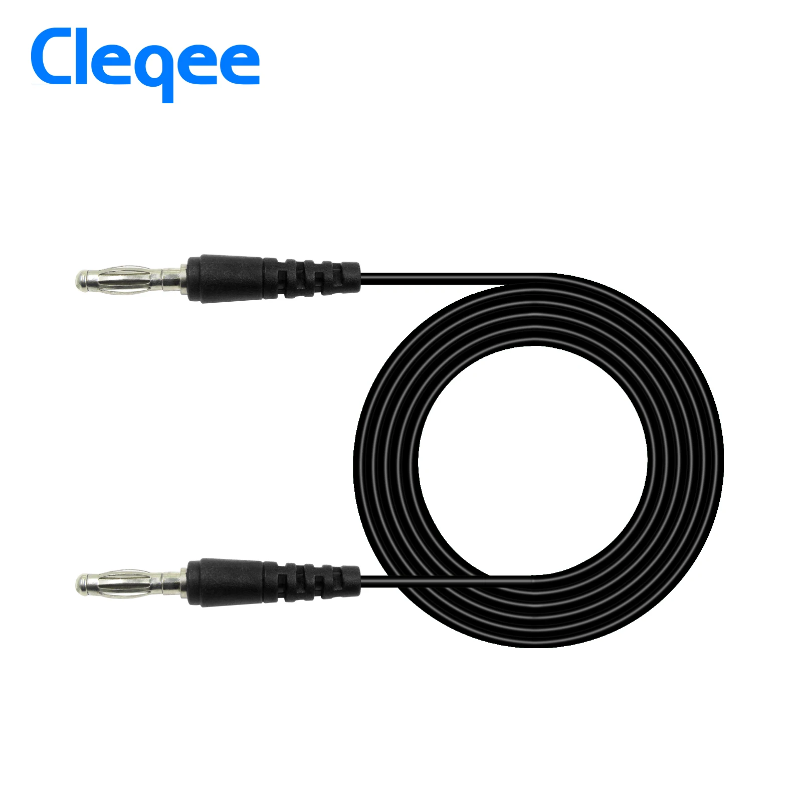 Cleqee P1043 двойной 4 мм банановый штекер испытательный кабель для цифрового