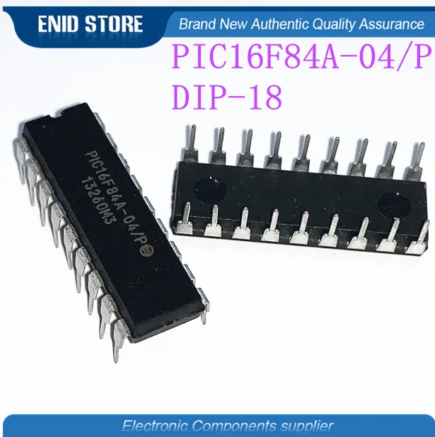 2 шт./лот PIC16F84A PIC16F84 PIC16F84A-04/P 16F84A DIP-18 | Электронные компоненты и принадлежности