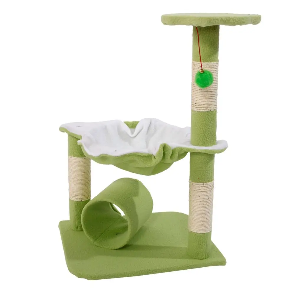 

Speedy Pet Multifunctional Chair Creative Cube House with Scratching Removable Pad Cushions Pet Activity Cat Tree with Ball