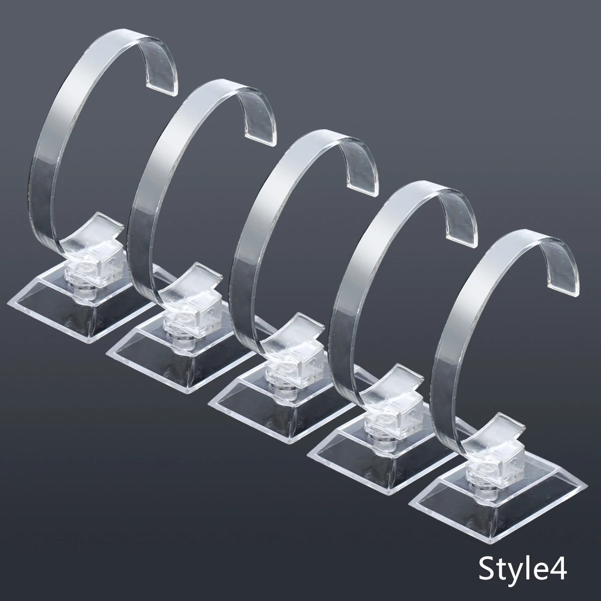 Витрина из прозрачного пластика для часов 1/5/10 шт. витрина браслетов прозрачная