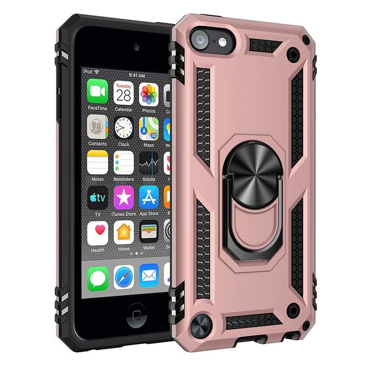 Противоударный защитный чехол для iPhone iPod Touch 5, 6, 7, чехол с кольцом и держателем, чехол для iPod touch 5, 6, 7