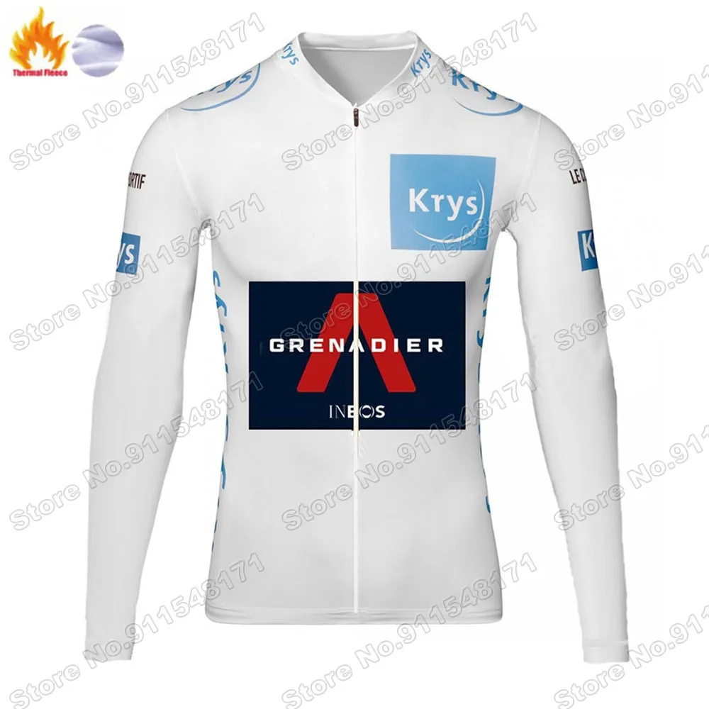 

2021 Ineos Grenadier France Tour Winter Cycling Jersey Long Sleeve Clothing Race Road Bike Shirts Bicycle Tops MTB Uniform Ropa