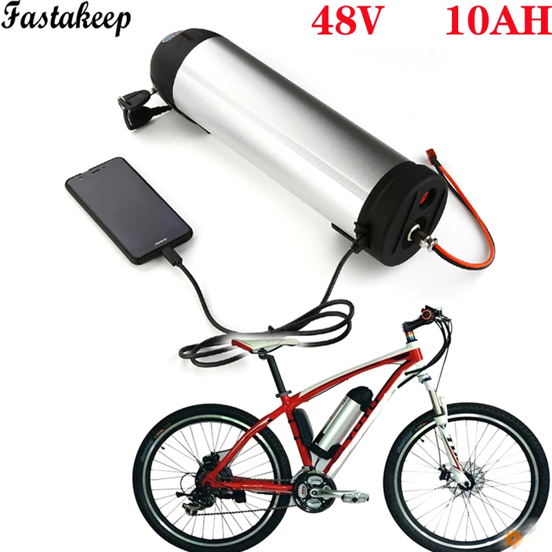 USB 48v 750 Вт бутылка для воды батарея li ion аккумулятор 10ah Bafang bbs02 электрический