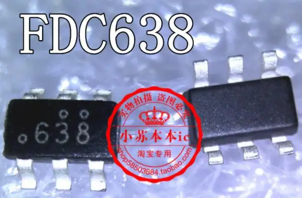 

New original 100pcs/lot FDC638APZ 638Z SOT23-6