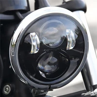 5 75 inch motorcycle headlight universal headlamp led head light for harley sporster touring super glide dyna iron 883 1200