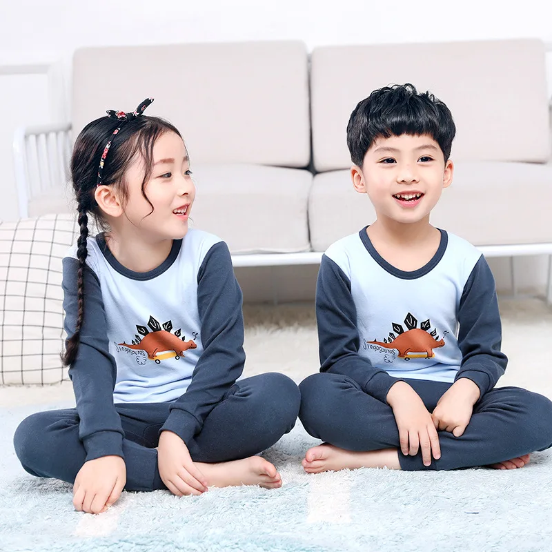 12 Children Pajama Детские рождественские пижамы для мальчиков, пижамы для девочек, пижама с динозавром, комплекты для малышей, Детская Пижама для девочки, одежда для сна для мальчиков - Цвет: 12 Children Pajama