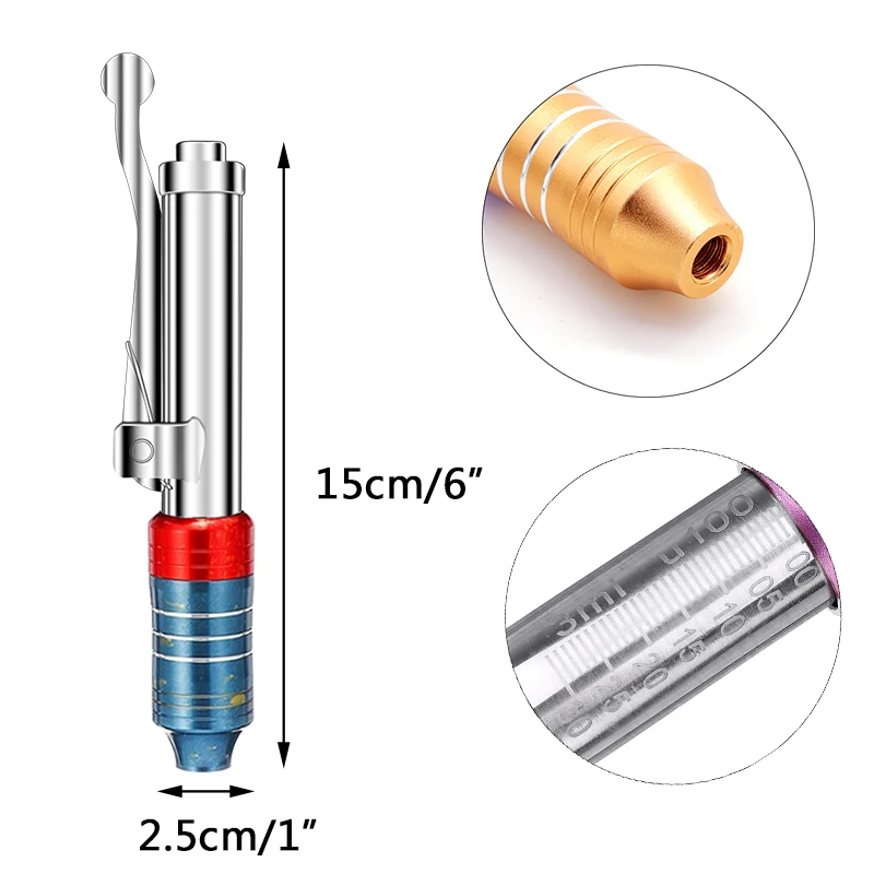 

New 0.3ml Painless Hyaluronic Pen Stainless Hyaluron Acid Injection High Pressure Atomizer Needle Free Lip Filler for Anti-aging