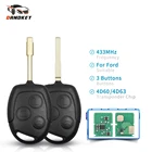 Dandkey для Ford Focus Fusion Mondeo Fiesta Galaxy 2002 - 2008 транспондер 4D60 4D63 чип 433 МГц Автомобильный Дистанционный ключ HU101 FO21 Blade