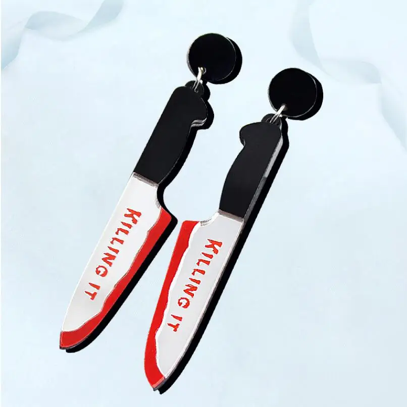 

Fashion Acrylic Halloween witch hat earrings Shiny girly earrings Women earrings Chirstmas Party Accessory