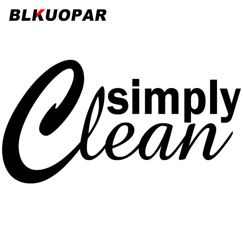 

BLKUOPAR для просто очистки автомобиля, водонепроницаемые наклейки JDM, аксессуары, наклейки, креативный мотоциклетный шлем, лобовое стекло