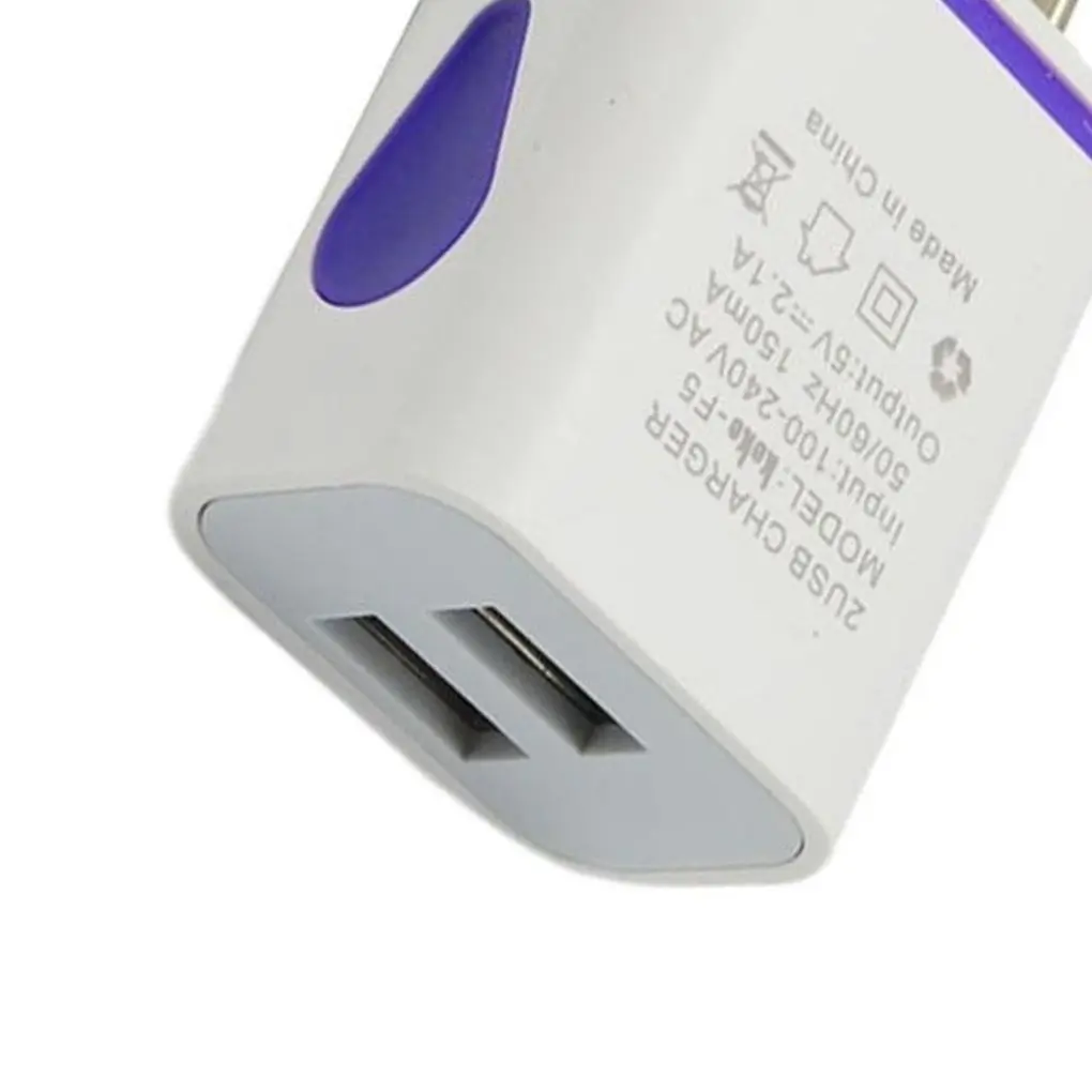 Универсальное зарядное устройство с USB портом и светодиодной подсветкой 2 1 А 5
