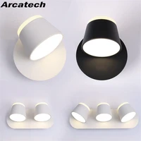 indoor wall lamp 8w16w 24w 360 degrees adjustable led wall lamp aisle wall sconce living room modern room bedroom light nr 177