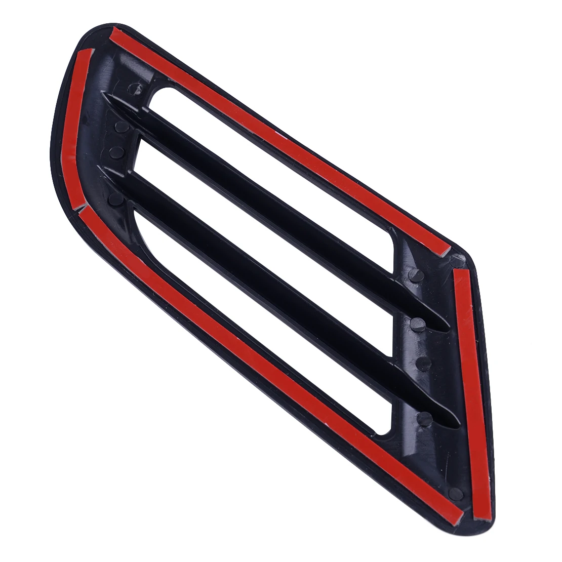 

CITALL High Quality ABS 2Pcs Carbon Fiber Black Style Universal Car Styling Air Flow Fender Side Vent Decoration Sticker