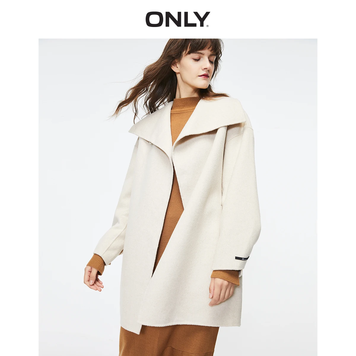 ONLY Autumn Winter Double-faced Woolen Coat | 11936T511 Женская одежда