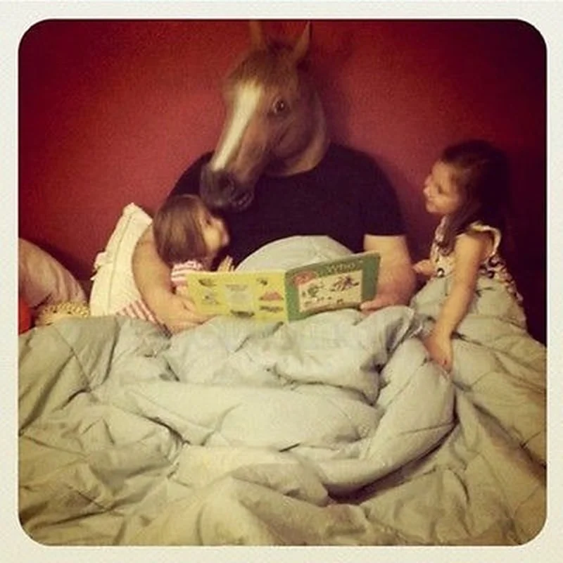 Маска на всю голову лошади жуткая меховая грива латексная Реалистичная