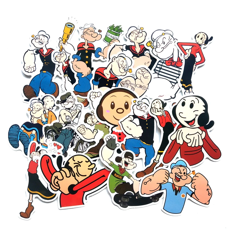 18 шт. креативные самодельные наклейки Popeye kawaii/красивые наклейки/декоративные