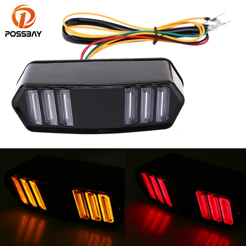 Задние фонари POSSBAY для мотоцикла светодиодный ние Honda MSX125 CBR650F CTX700 CTX700N Motocicleta