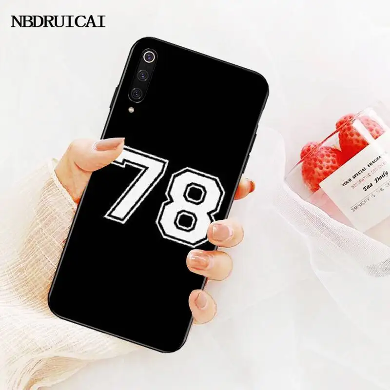 Чехол PENGHUWAN с черным номером для телефона Redmi Note 8 8A 7 6 6A 5 5A 4 4X 4A Go Pro Plus Prime |