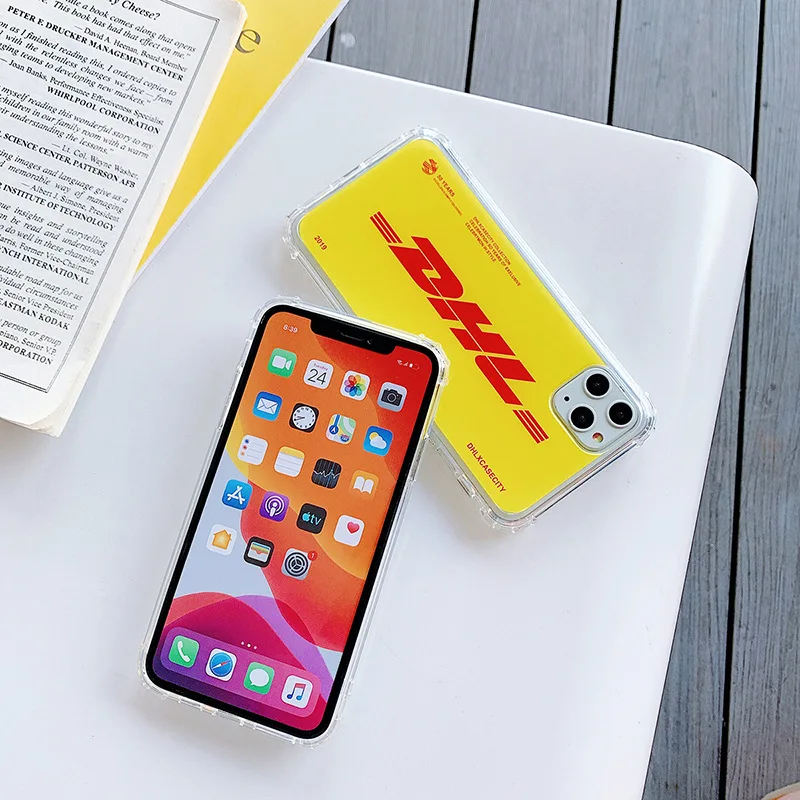 Прозрачный силиконовый чехол для телефона DHL логистическая версия Iphone 11 Pro X XS Max XR 6 6S 7 8 Plus Небьющийся IPhone чехол для телефона