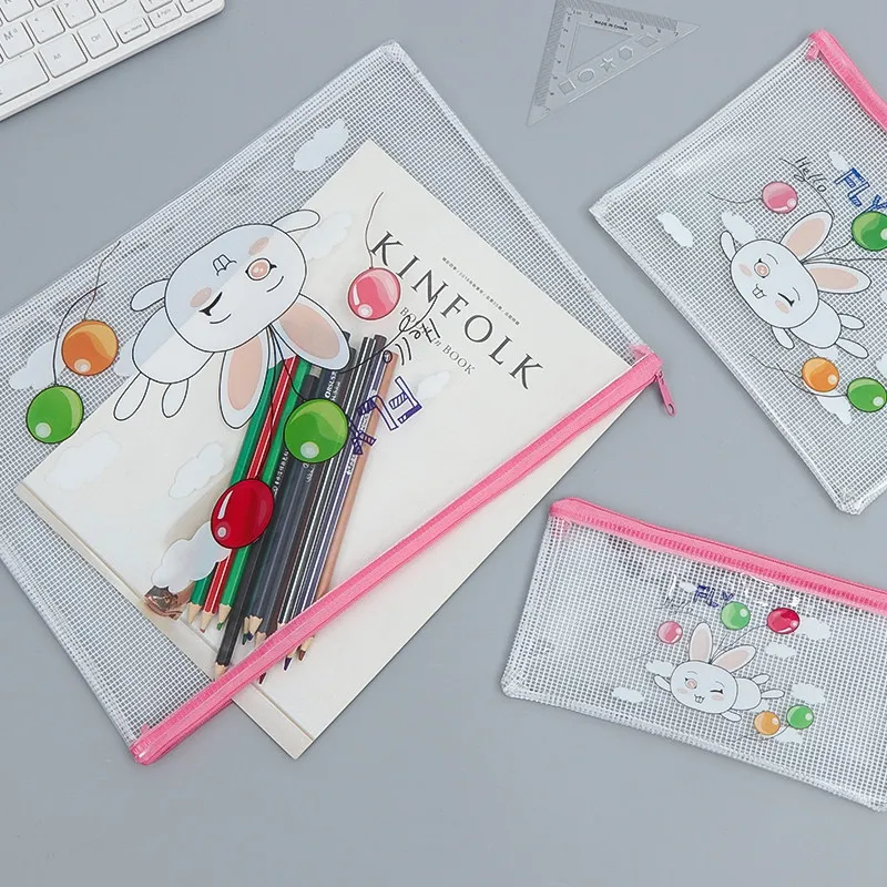 Корейская Простая Сумка-карандаш прозрачная папка для файлов Documen вместительные