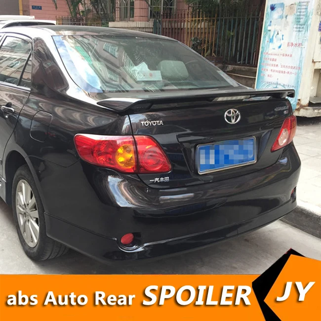 Спойлер для TOYOTA Corolla 2006 2013 спойлер высококачественный АБС пластик цветной задний