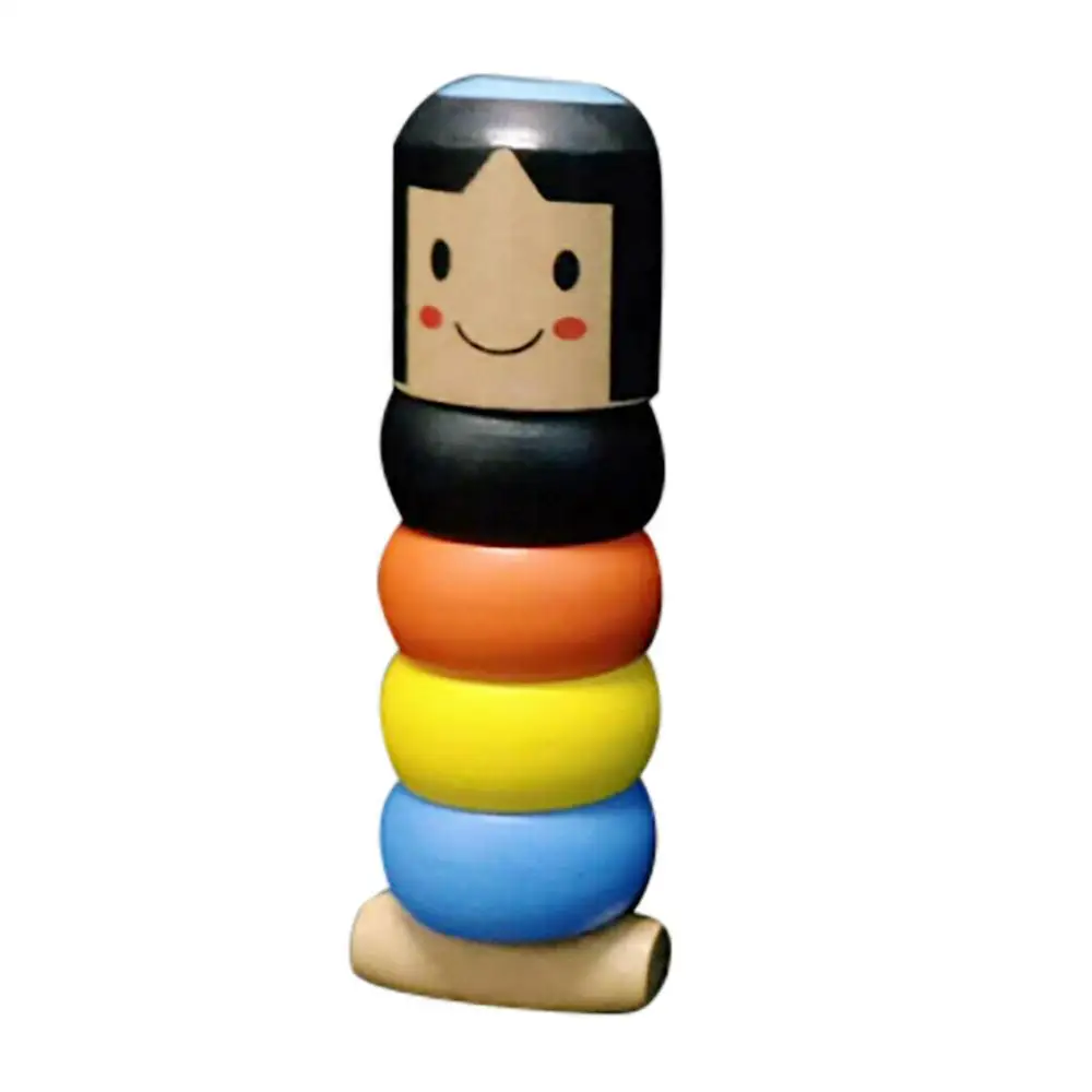 1 набор бесземная Дарума неломкий деревянный человек волшебная игрушка