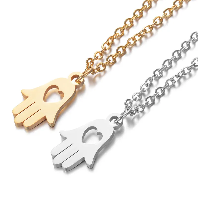 Ожерелье из титановой стали Lucky Bergamot Женский креативный амулет подвеска