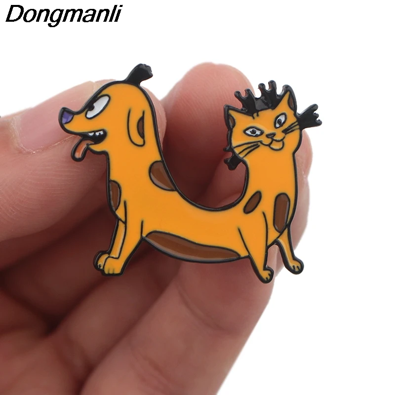 P3933 Dongmanli аниме ювелирные изделия забавная кошка милая собака металлические