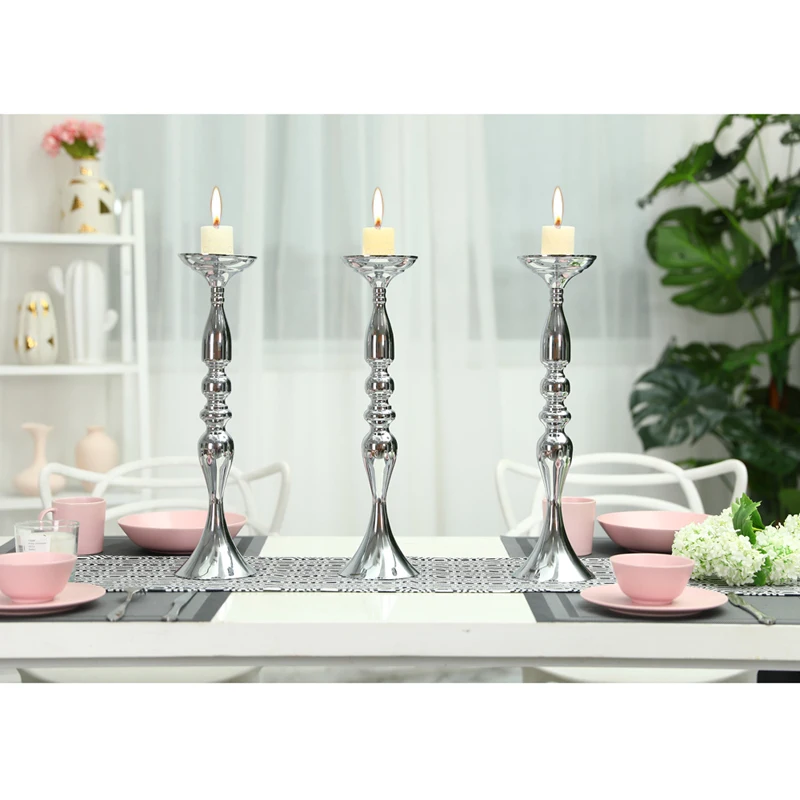 Металлический подсвечник 2 шт./лот элегантные настольные подсвечники для стола