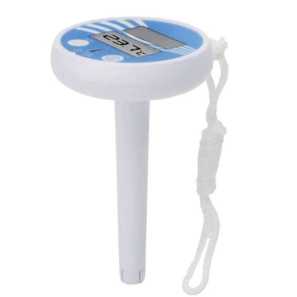 

Swimming Pool Thermometer Digital Solar Powered Floating Temperature Gauge With String For Swimming Pool Spa Hot Tub Pond