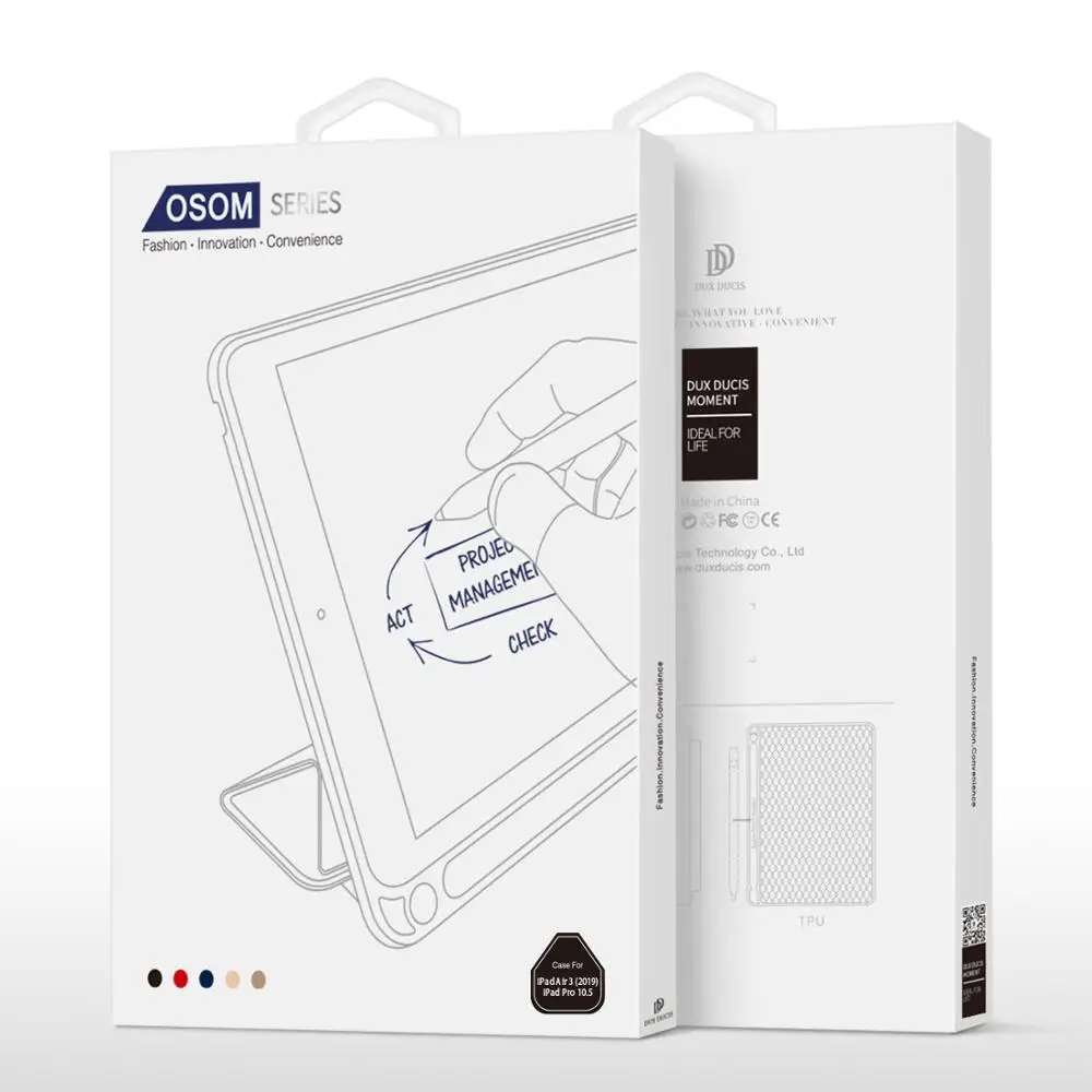Умный чехол DUX DUCIS из искусственной кожи для iPad Air 3 (2019) мягкий книжка Pro 10 5 11 12 9 Mini с