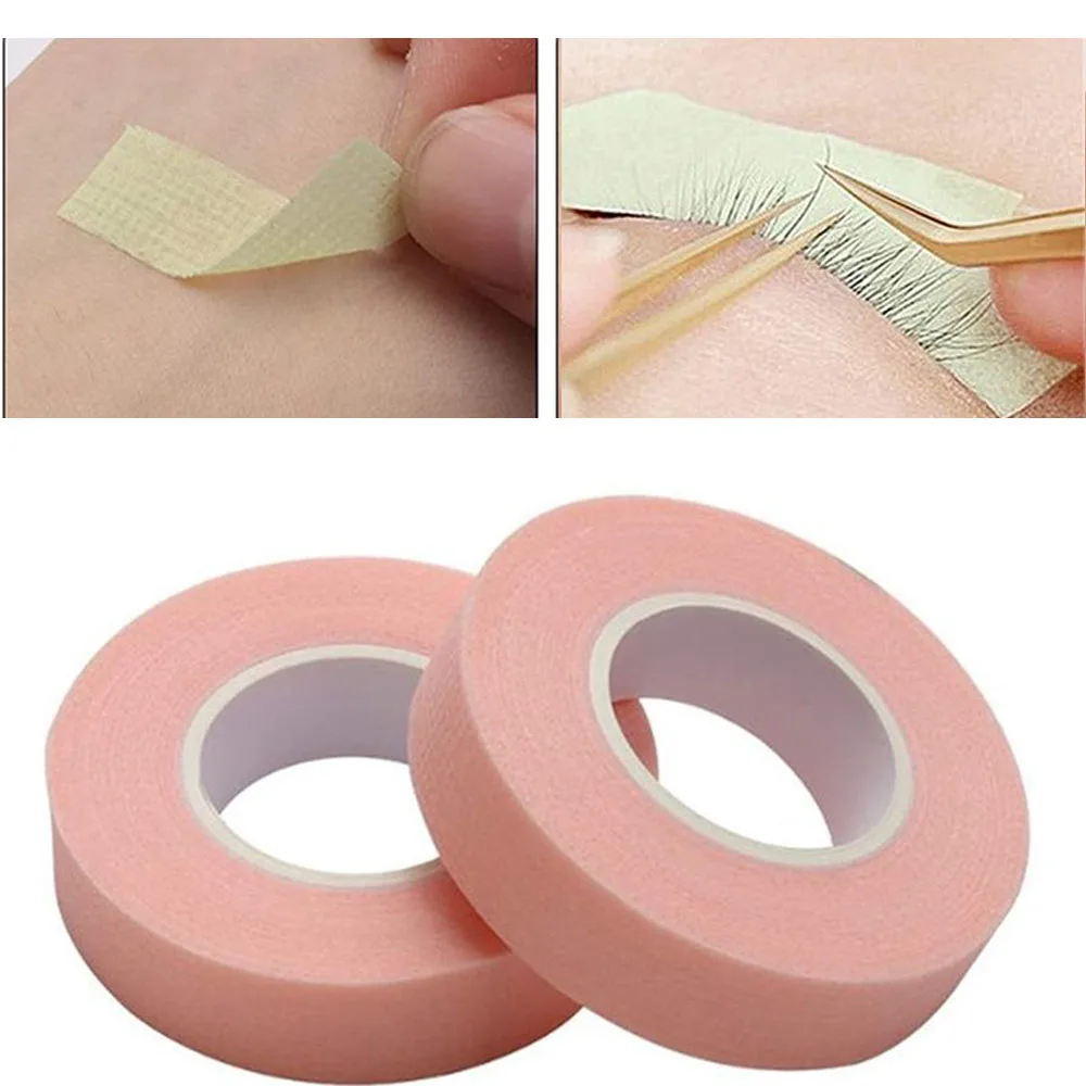 

3 Rolls Non-Woven False Eyelash Extension Tape Anti-Allergy Easy Tear Eye Tapes For Grafting Fake Lash Eyeliner Tapes