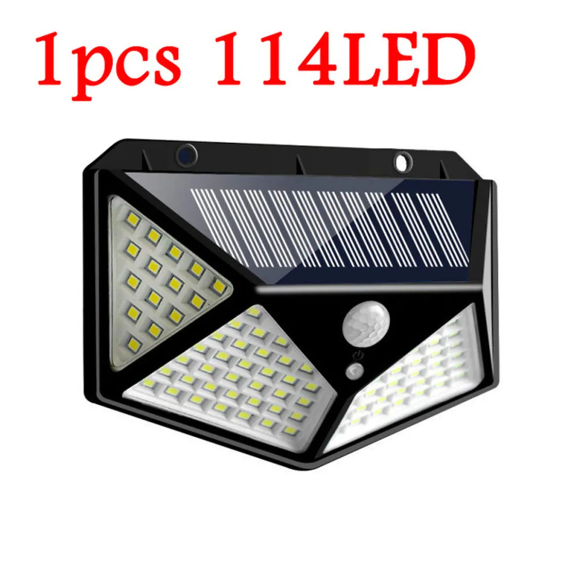 Уличный водонепроницаемый 4 сторонний светильник на солнечной батарее