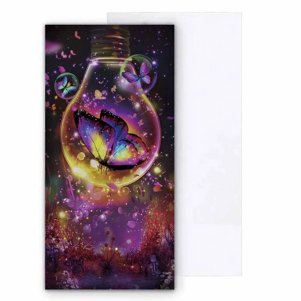 

Тонкий портативный Быстросохнущий Коврик для йоги из микрофибры с бабочкой