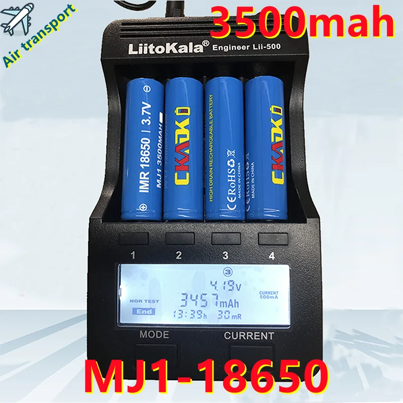 CKADK 100% оригинальный MJ1 3 7 в 3500 мАч 18650 литиевая аккумуляторная батарея для