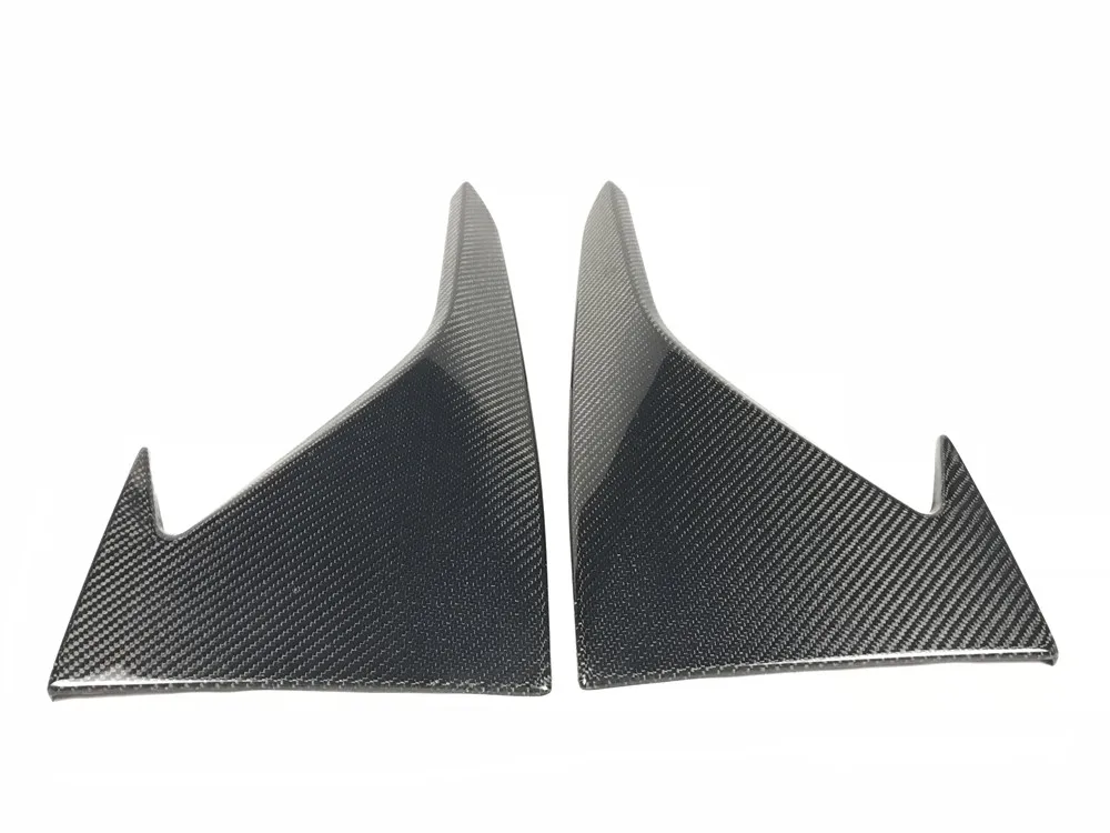 Передний бампер из углеродного волокна противотуманные разветвители фартуки