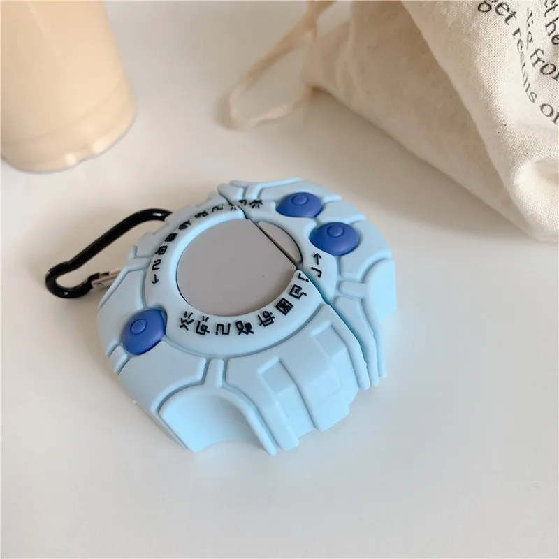 Чехол для AirPods Pro Apple 3D чехол Digimon Adventure Digivice наушников 2 1 мягкий силиконовый