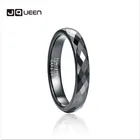 Кольцо из карбида вольфрама с ромбовидной огранкой, 4 мм