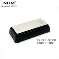 kitchen double side coarse and fine grinding professional diamond knife sharpener sharpening stone
