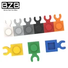 BZB MOC 60897 4085 1x1 односторонняя с горизонтальной шиной, высокотехнологичная модель строительных блоков для детей DIY, лучший подарок