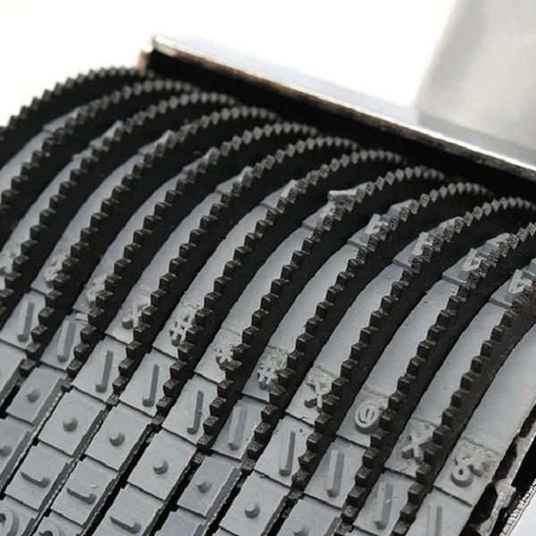 Многоцелевой 12 цифр Алфавит прокатки резиновый штамп английская буква номер