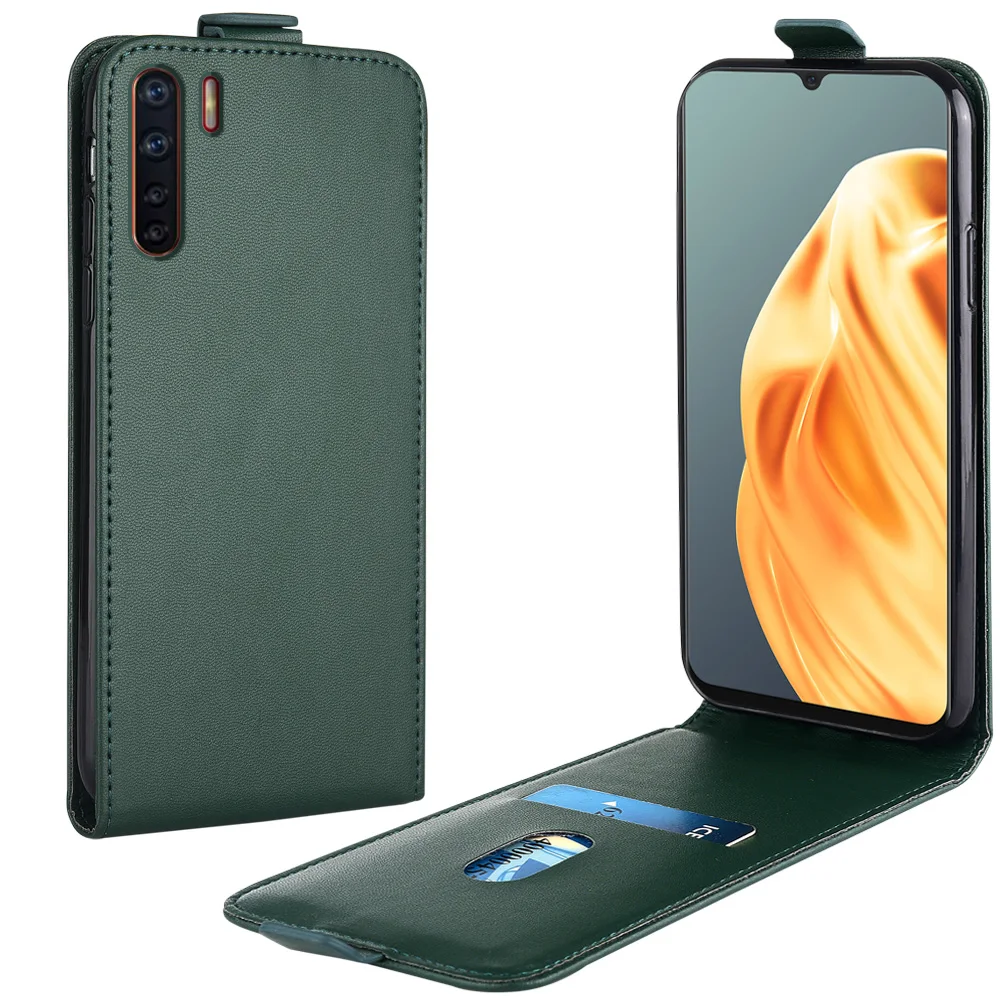 

Вертикальный кожаный чехол-книжка для OPPO A91 PCPM00 CPH2001